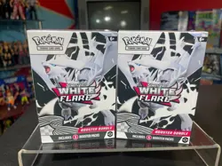 Pokemon TCG Scarlet & Violet White Flare Booster Bundle LOT of 2 Sealed New - Image 1