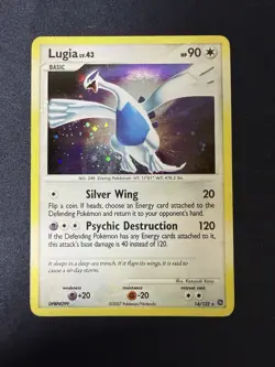 Pokemon TCG: 2007 Secret Wonders Lugia 14/132 Holo Rare LP - Image 5