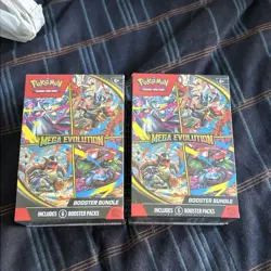 Pokemon Mega Evolutions Booster Bundles x2 - New Sealed - Image 1