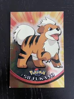 1999 Topps Chrome T.V. Fukano Foil deutsch #58 Pokemon - Image 1