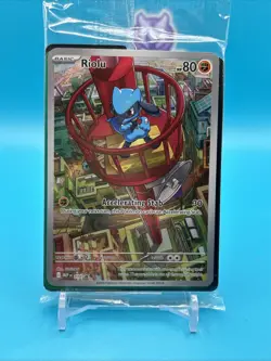 SEALED Riolu 010 Mega Evolution ETB Promo - Pokemon TCG - Image 1