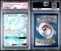 Articuno GX SV54/SV94 PSA 10 Gem Mint Shiny Vault Hidden Fates 2019 Pokemon TCG - Image 3