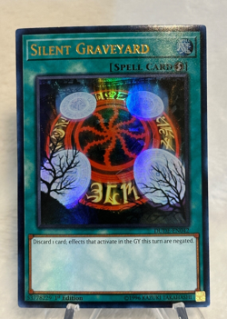 YUGIOH SILENT GRAVEYARD DUDE-EN042 ULTRA RARE 1ST EDITION NP! - Image 1
