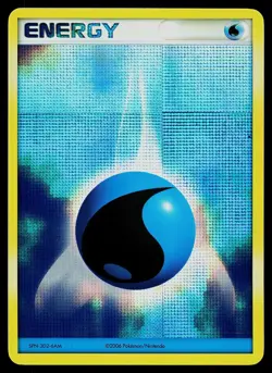 Pokemon Card - Water Energy 2006-2007 League Promo Reverse Holo Promo - Image 1