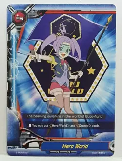 Bushiroad Future Card Buddyfight Hero World Flag (Ion Nanana) S-PR/045EN N-Mint - Image 1