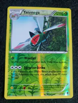 Yanmega 4/119 Phantom Forces Rare Reverse Holo Pokemon Card - Image 1