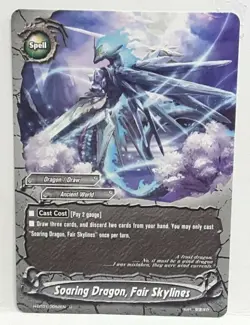Future Card Buddyfight Soaring Dragon, Fair Skylines H-BT01/0052EN UNCOMMON - Image 1