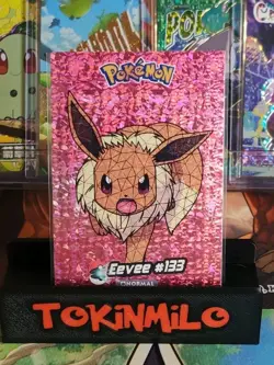 Eevee #133 Crystal Stained glass Holo Peru Card - Image 1
