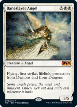 Near Mint, English - 1 x MTG Baneslayer Angel Core Set 2021 - Image 1