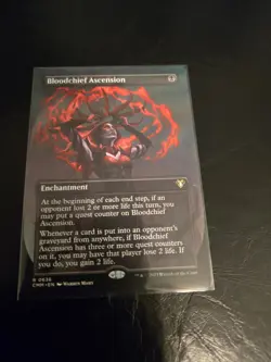 Bloodchief Ascension (Borderless) Commander Masters Regular - Image 1