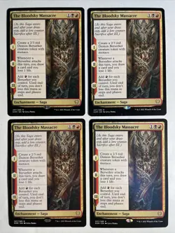 4x Mtg Kaldheim The Bloodsky Massacre NM/M Magic Karte Magic The Gathering - Image 1