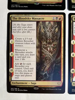 4x Mtg Kaldheim The Bloodsky Massacre NM/M Magic Karte Magic The Gathering - Image 2