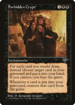 2x Forbidden Crypt Mirage MP MTG - Image 1