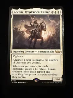Adeline, Resplendent Cathar R Commander: Tarkir: Dragonstorm 108 NM - Image 1