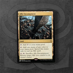 Ally Encampment • Rare Land • Battle for Zendikar • Magic the Gathering, MTG BFZ - Image 1