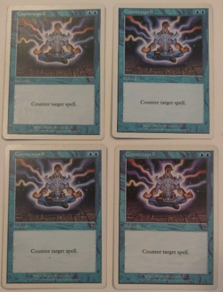 TOP 4 x Counterspell / Gegenzauber - 7th EDITION - englisch **Playset** 2001 - Image 1