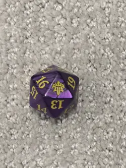 MTG Throne of Eldraine D20 Bundle Oversized Life Counter Dice Die - Image 1