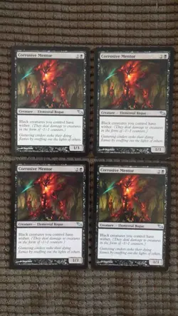 Magic: the Gathering / MtG Corrosive Mentor x4 Shadowmoor - Image 1