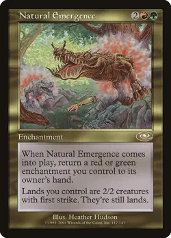MTG Planeshift --- NATURAL EMERGENCE --- RARE! NM! Magic the Gathering! - Image 1