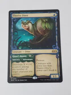 MTG - Elusive Otter (Showcase) - Wilds of Eldraine Regular Rare - Image 1