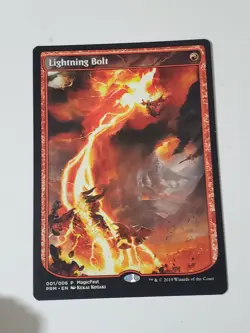 MTG - Lightnin Bolt - MagicFest 2019 Promo #001 Full Art Regular - Image 1