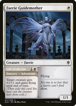 1x Faerie Guidemother - NM English MTG -Throne of Eldraine - Image 1