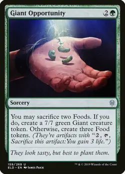 1x Giant Opportunity - NM English MTG -Throne of Eldraine - Image 1