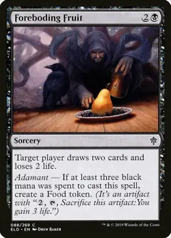 1x Foreboding Fruit - NM English MTG -Throne of Eldraine - Image 1