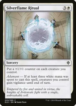 1x Silverflame Ritual - NM English MTG -Throne of Eldraine - Image 1