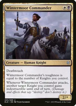 1x Wintermoor Commander - NM English MTG -Throne of Eldraine - Image 1