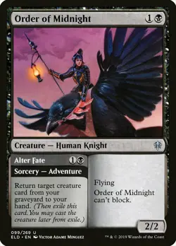 1x Order of Midnight - NM English MTG -Throne of Eldraine - Image 1