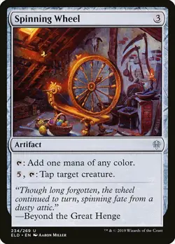1x Spinning Wheel - NM English MTG -Throne of Eldraine - Image 1