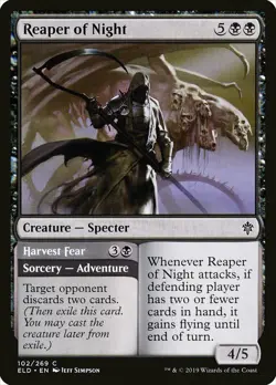 1x Reaper of Night - NM English MTG -Throne of Eldraine - Image 1