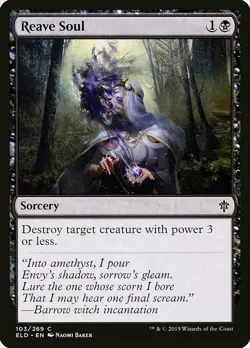 1x Reave Soul - NM English MTG -Throne of Eldraine - Image 1