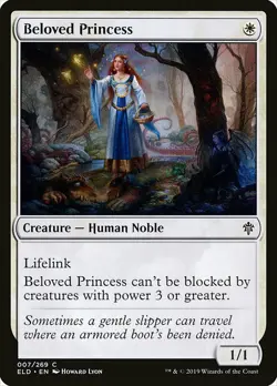 1x Beloved Princess - NM English MTG -Throne of Eldraine - Image 1