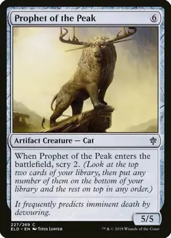 1x Prophet of The Peak - NM English MTG -Throne of Eldraine - Image 1
