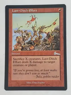 MTG Last-Ditch Effort (Urza's Legacy/Red/U) - BGM - Image 1