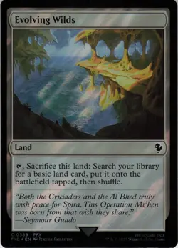 Evolving Wilds (Surge Foil) C Commander: FINAL FANTASY 389 NM - Image 1