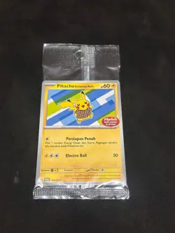 Pokemon TCG Bahasa Indonesia Language Pikachu Berkemeja Batik V3 155/SV-P - Image 1