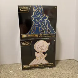 Pokemon Center Mega Evolution Gardevoir & Lucario ETB Elite Trainer Box Set of 2 - Image 1