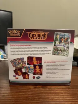 Factory Sealed Pokemon TCG Obsidian Flames Elite Trainer Box (ETB) - Image 2