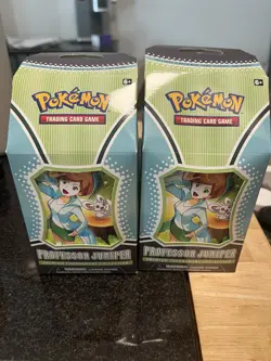 Lot of (2) Pokemon TCG: Professor Juniper Premium Tournament Collection Boxes 820650808999 - Image 1