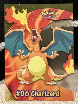 Pokemon #PC3 Charizard TV Topps Animation Clear Card Variant #06 NO RESERVE!!! - Image 1