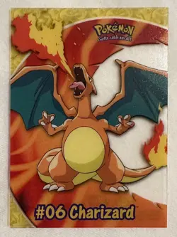 Pokemon #PC3 Charizard TV Topps Animation Clear Card Variant #06 NO RESERVE!!! - Image 3