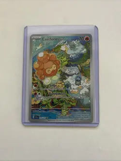 Castform - 195/191 Surging Sparks Illustration Rare Pokemon - NM/MINT - Image 1