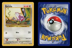 Rattata 61/102 - LP - Base Set, WOTC Pokemon - Image 3