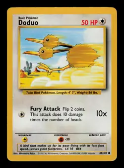 Doduo 48/102 - LP - Base Set, WOTC Pokemon - Image 1