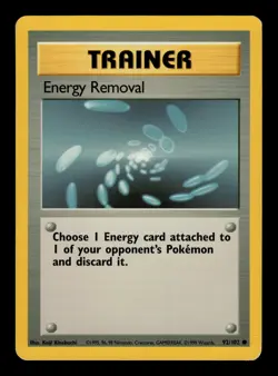 Energy Removal 92/102 - LP - Base Set, WOTC Pokemon - Image 1