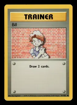 Bill 91/102 - LP - Base Set, WOTC Pokemon - Image 1