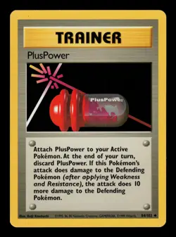 PlusPower 84/102 - LP - Base Set, WOTC Pokemon - Image 1